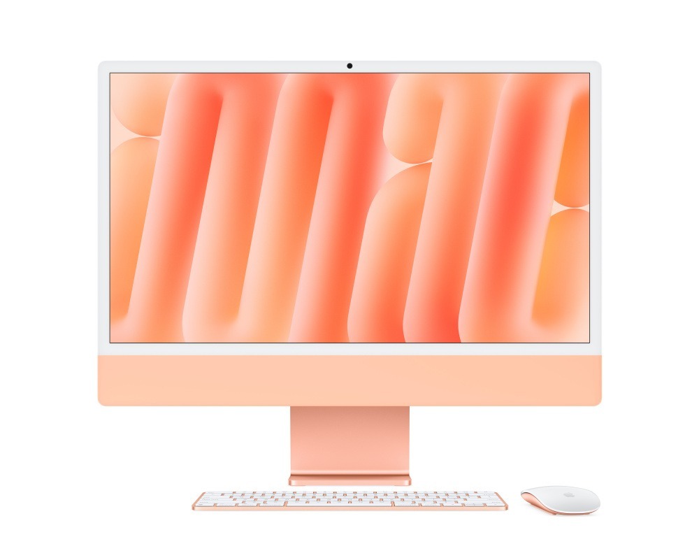 Apple iMac 24" Retina 4,5K, M4 10C / 10C, 32 ГБ, 512 ГБ, Оранжевый